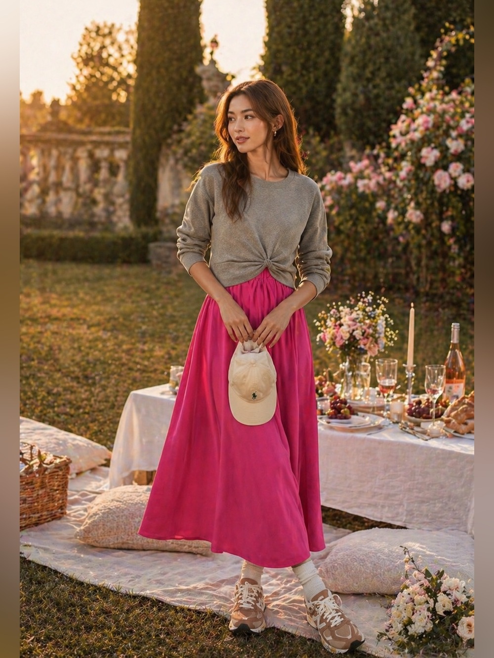 Anthropologie By Anthropologie Long-Sleeve Mockable Jumper & Midi Dress